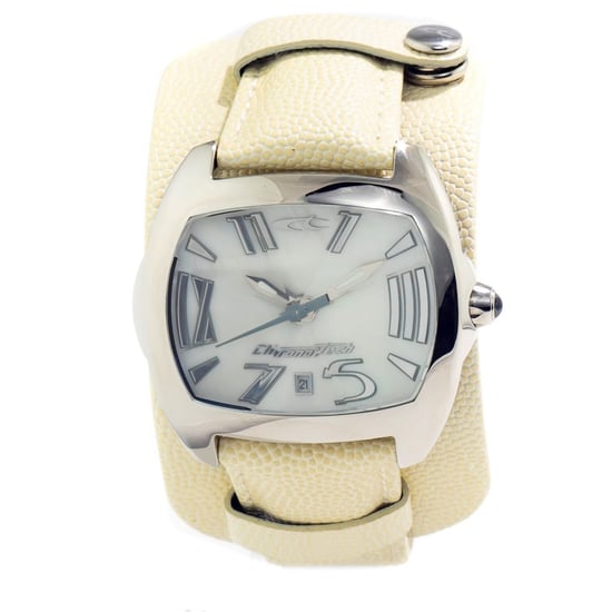 Chronotech Horloge Crème Leren Band - Image 1