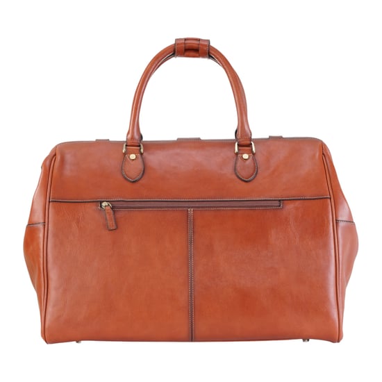 Echte leren bruine reistas met vintage stijl - Windsor - Image 4