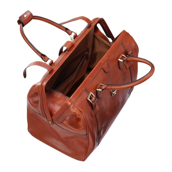 Echte leren bruine reistas met vintage stijl - Windsor - Image 5