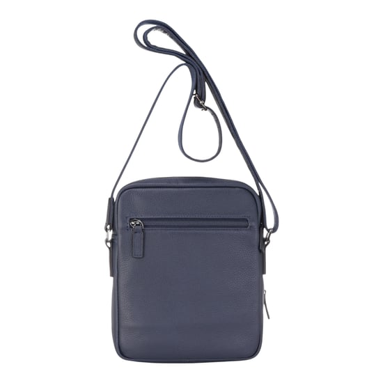 Echte leren marineblauwe vintage messenger crossbody reistas - Hawthrone - Image 4
