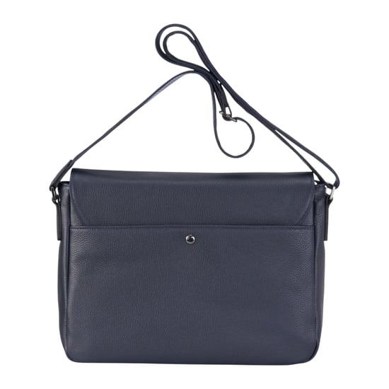 Echte leren marineblauwe laptoptas, reistas, messengertas - Camden - Image 3