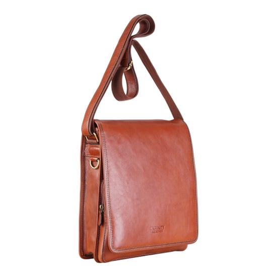 Vintage leren schoudertas in bruin leer, crossbody tas voor op reis - Ranger - Image 3
