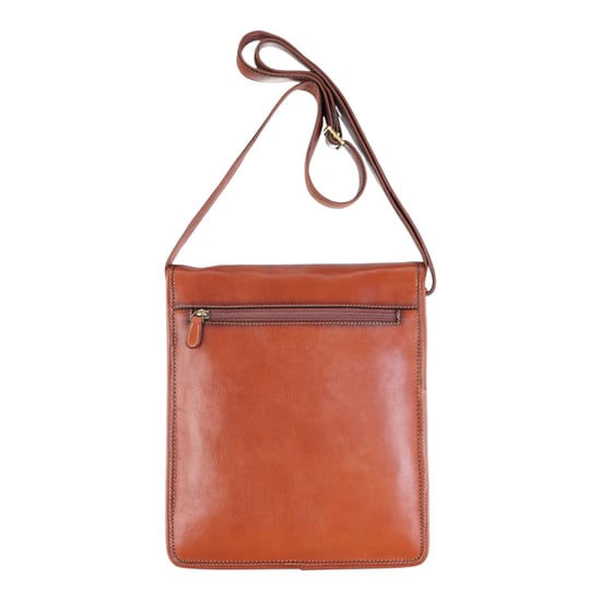 Vintage leren schoudertas in bruin leer, crossbody tas voor op reis - Ranger - Image 4