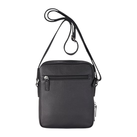 Echte leren zwarte vintage messenger crossbody reistas - Hawthrone - Image 4