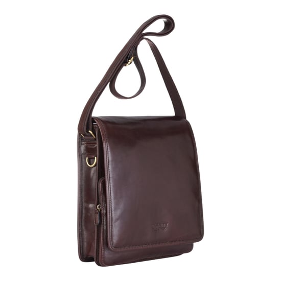Vintage leren bruine messenger schoudertas crossbody reistas - Ranger - Image 3