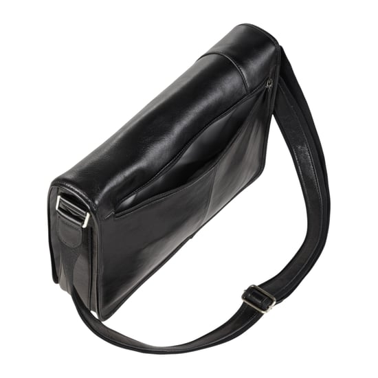 Echte leren zwarte laptoptas met schoudertas - Astor - Image 6