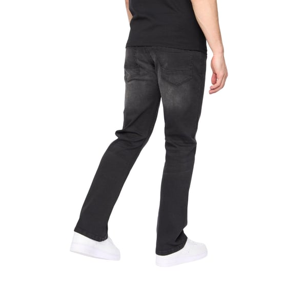 Crosshatch Heren Winsbury Bootcut Jeans (Zwart) - Image 2