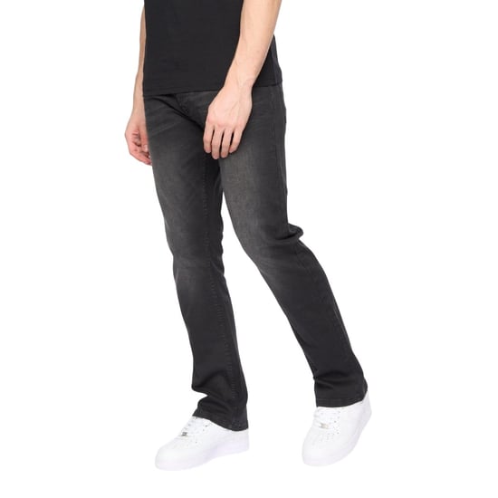 Crosshatch Heren Winsbury Bootcut Jeans (Zwart) - Image 5
