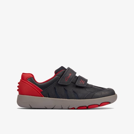 Rex Play K Marine/Rood Lea Schoenen - Image 1
