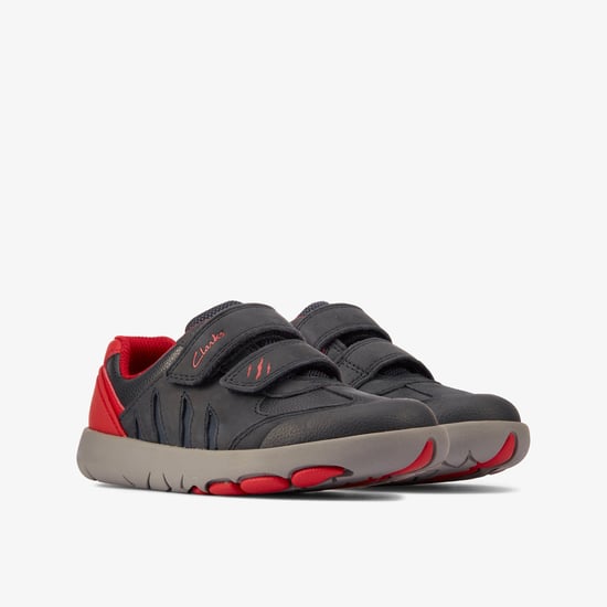 Rex Play K Marine/Rood Lea Schoenen - Image 4