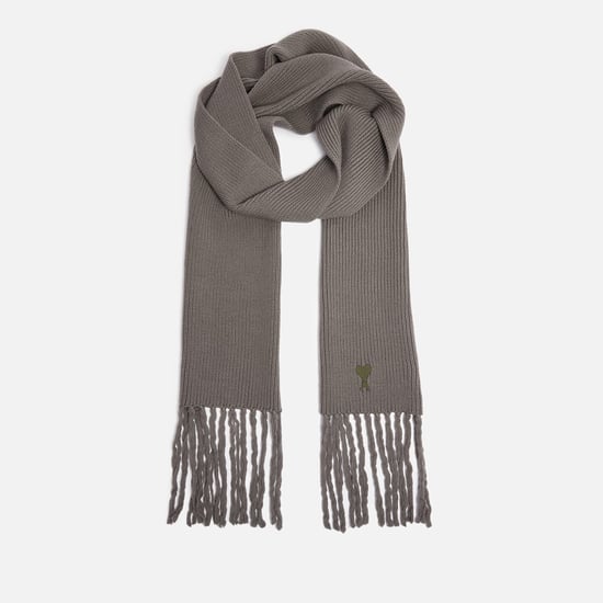 Accessoires Ami Paris Adc Sjaal in Khaki - Image 1