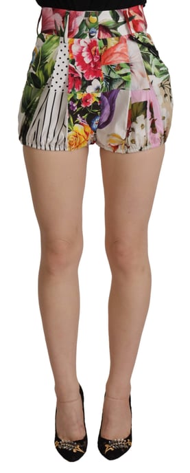 Bloemenpatchwork Shorts Relaxed Fit - Image 1