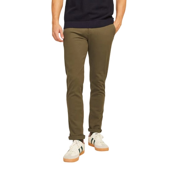 Jack And Jones Heren Slanke chino's (Olijfnacht) - Image 3