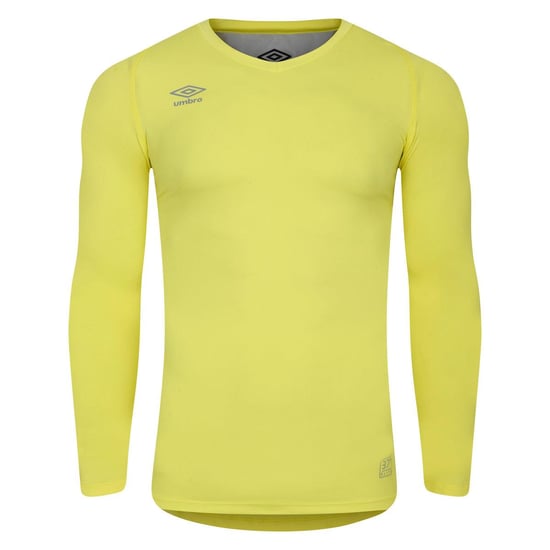 Umbro Heren Elite V Neck Base Layer Top (Citroen tonic) - Image 1