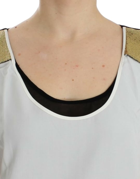 Pailletten Schouder Mouwloos Top - Image 5