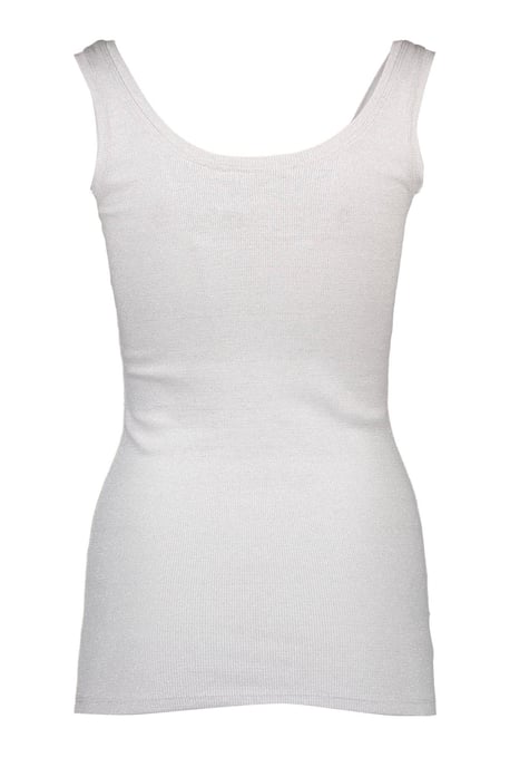 Geribbelde gebreide tanktop zonder mouwen met ronde hals - Image 2