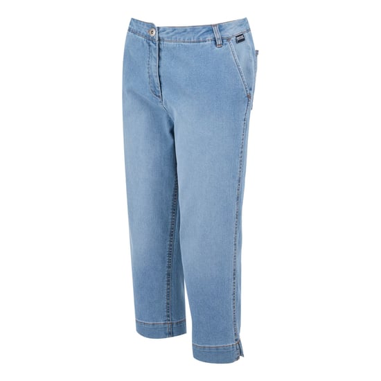 Regatta Dames/Dames Bayletta Capri Broek (Lichtblauw True Denim) - Image 3