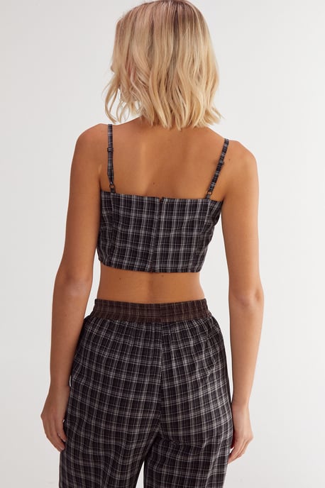 Check Corset Top - Image 4