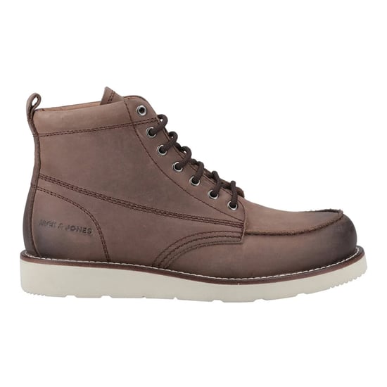 Jack And Jones Heren Toronto Leren Laarzen (Bruine steen) - Image 3