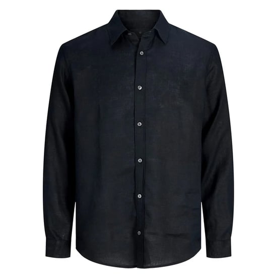 Jack And Jones Heren Linnen Overhemd (Zwart) - Image 1