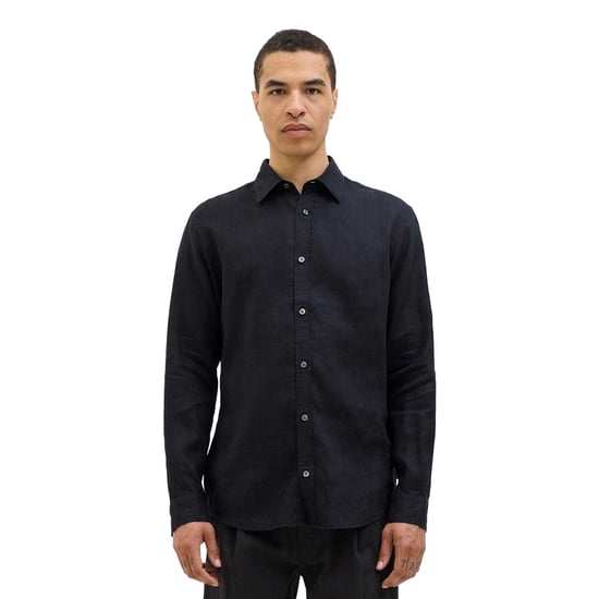 Jack And Jones Heren Linnen Overhemd (Zwart) - Image 3