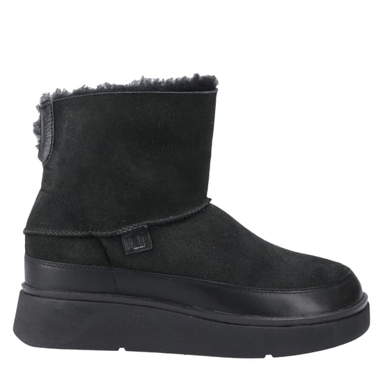 FitFlop Dames/Dames Gen-FF Mini Leren Enkellaarsjes (Allemaal zwart) - Image 1