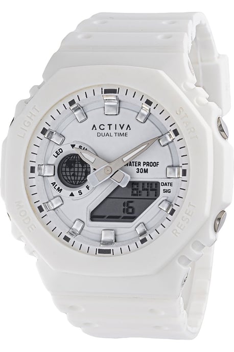 Activa x Invicta Digital ACW423-001 Heren Horloge - Quartz Uurwerk - Plastic met rode Wijzerplaat - 45mm - Image 1