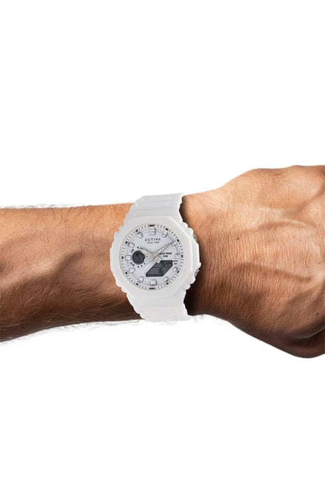 Activa x Invicta Digital ACW423-001 Heren Horloge - Quartz Uurwerk - Plastic met rode Wijzerplaat - 45mm - Image 4