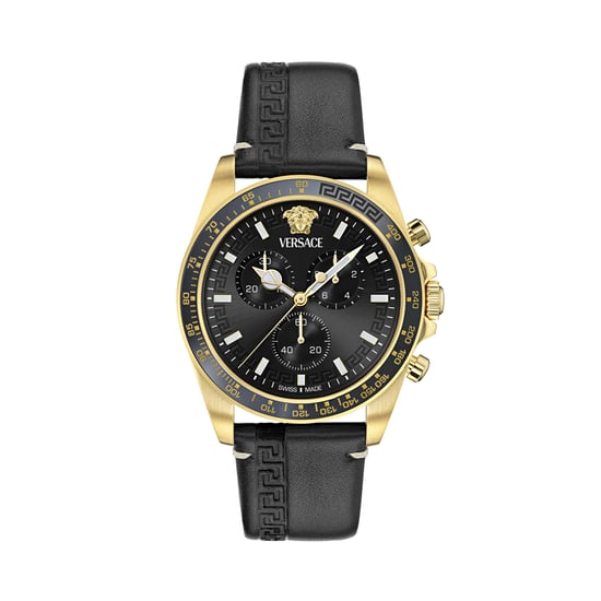 Versace Greca Chr Wave Heren Horloge Zwart VE0H00225 - Image 1