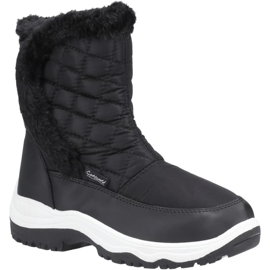 Cotswold Dames/Dames Butterrow Sneeuwlaarzen (Zwart) - Image 1