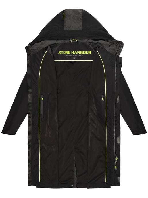 Stone Harbour heren regenjas Zafaar met lange pasvorm en waterafstotend design - Image 5