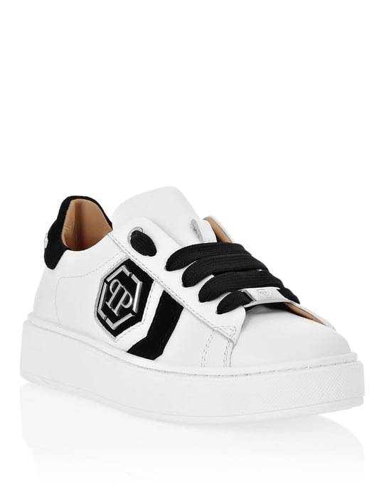 Leather Lo-Top Sneakers Hexagon - Image 1