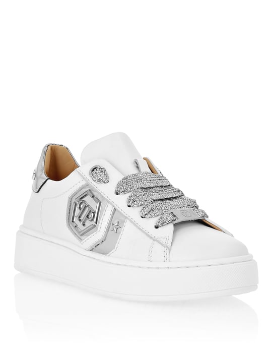 Leather Lo-Top Sneakers Hexagon - Image 1