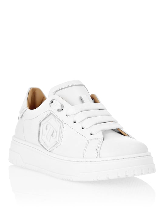 Leather Lo-Top Sneakers Hexagon - Image 1