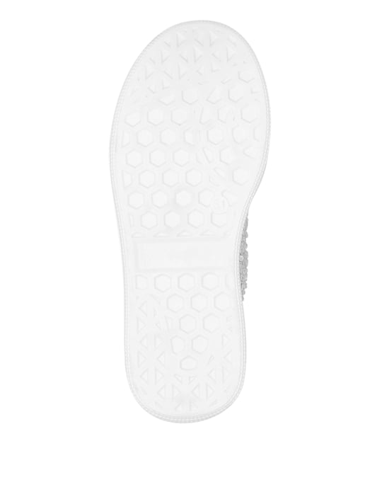 Satin Lo-Top Sneakers Strass Hexagon - Image 2