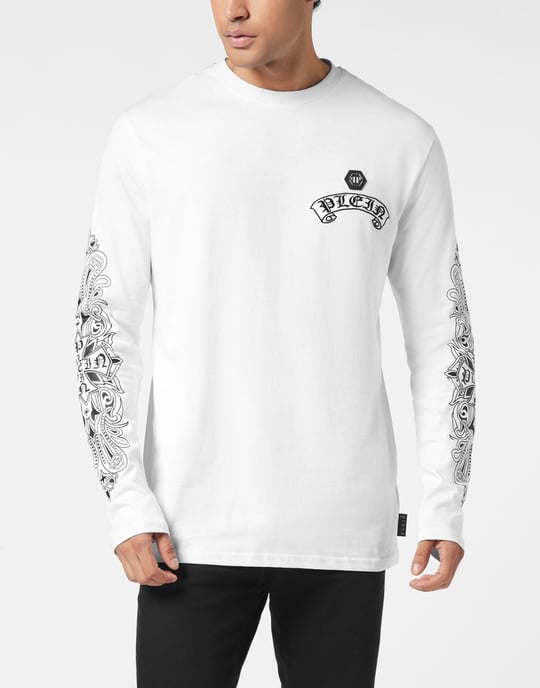 Long Sleeve T-Shirt Chrome Crest - Image 3