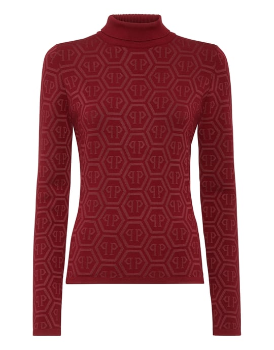 Knitted Turtleneck Monogram - Image 1
