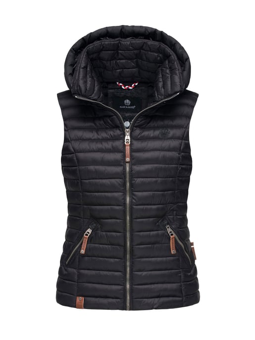 Navahoo Dames Gewatteerde Bodywarmer Shadaa – Lichte Weste met Afneembare Capuchon - Image 1
