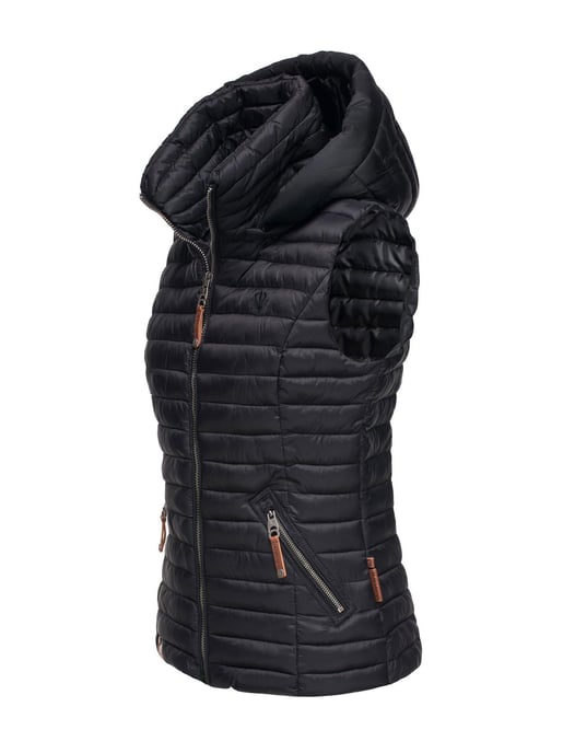 Navahoo Dames Gewatteerde Bodywarmer Shadaa – Lichte Weste met Afneembare Capuchon - Image 2