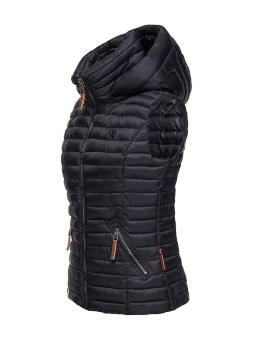 Navahoo Dames Gewatteerde Bodywarmer Shadaa – Lichte Weste met Afneembare Capuchon - Image 3