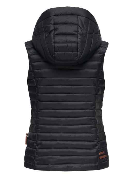Navahoo Dames Gewatteerde Bodywarmer Shadaa – Lichte Weste met Afneembare Capuchon - Image 4