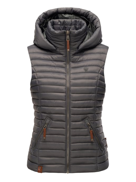 Navahoo Dames Gewatteerde Bodywarmer Shadaa – Lichte Weste met Afneembare Capuchon - Image 2