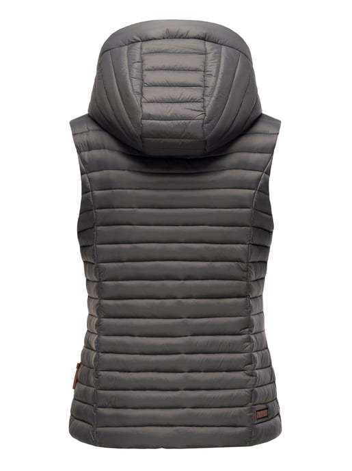 Navahoo Dames Gewatteerde Bodywarmer Shadaa – Lichte Weste met Afneembare Capuchon - Image 4