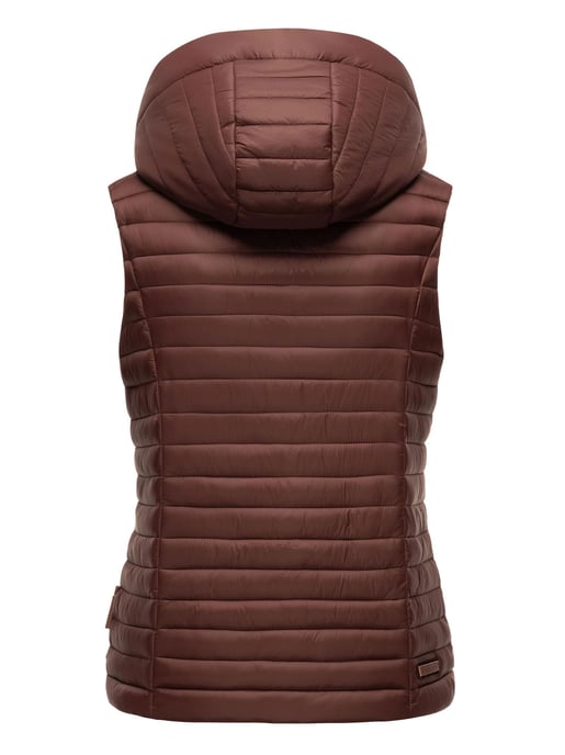 Navahoo Dames Gewatteerde Bodywarmer Shadaa – Lichte Weste met Afneembare Capuchon - Image 4