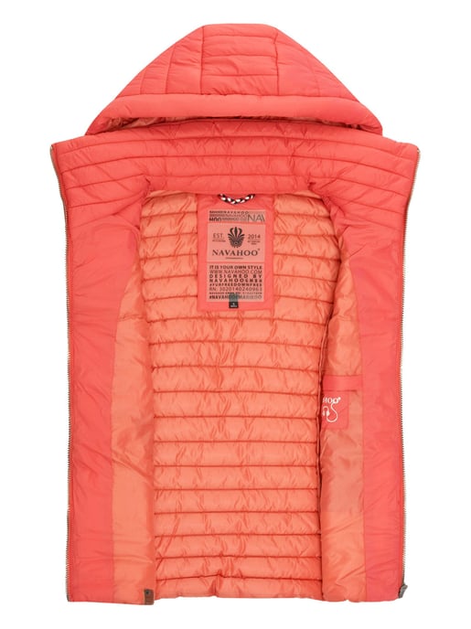 Navahoo Dames Gewatteerde Bodywarmer Shadaa – Lichte Weste met Afneembare Capuchon - Image 4