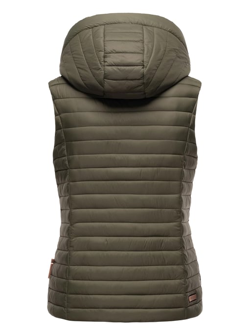 Navahoo Dames Gewatteerde Bodywarmer Shadaa – Lichte Weste met Afneembare Capuchon - Image 4