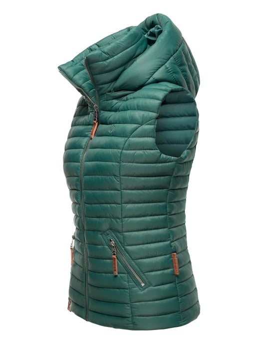 Navahoo Dames Gewatteerde Bodywarmer Shadaa – Lichte Weste met Afneembare Capuchon - Image 3