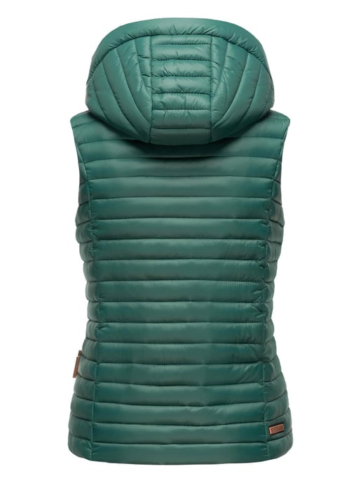 Navahoo Dames Gewatteerde Bodywarmer Shadaa – Lichte Weste met Afneembare Capuchon - Image 4