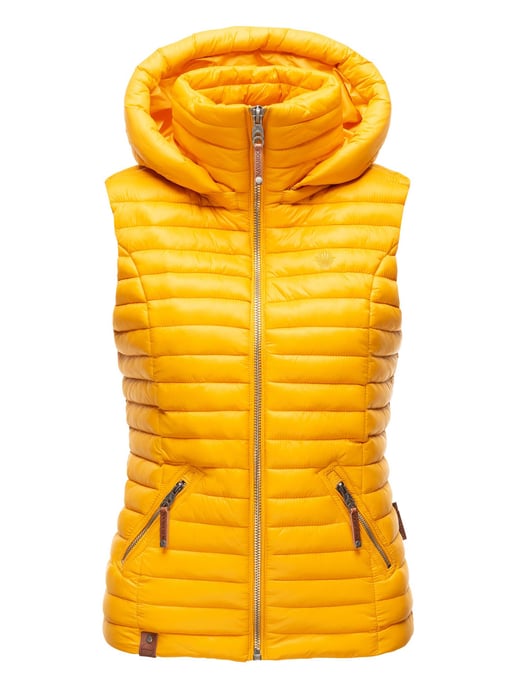 Navahoo Dames Gewatteerde Bodywarmer Shadaa – Lichte Weste met Afneembare Capuchon - Image 2