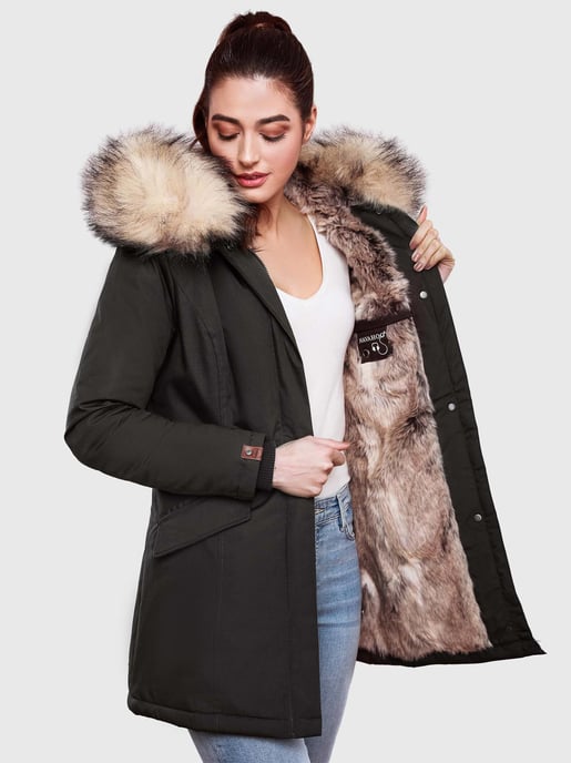Navahoo Dames Winterparka Cristal – Premium Collectie met Afneembare Bontkraag - Image 5